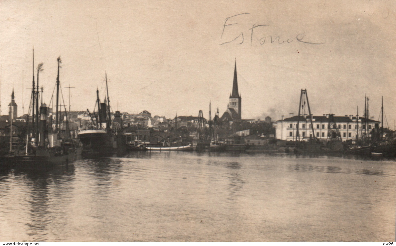 Estonie, Tallinn Eesti - Tallinna Sadam (le Port) Edition J. & P. Parikas - Carte De 1927 - Estonie