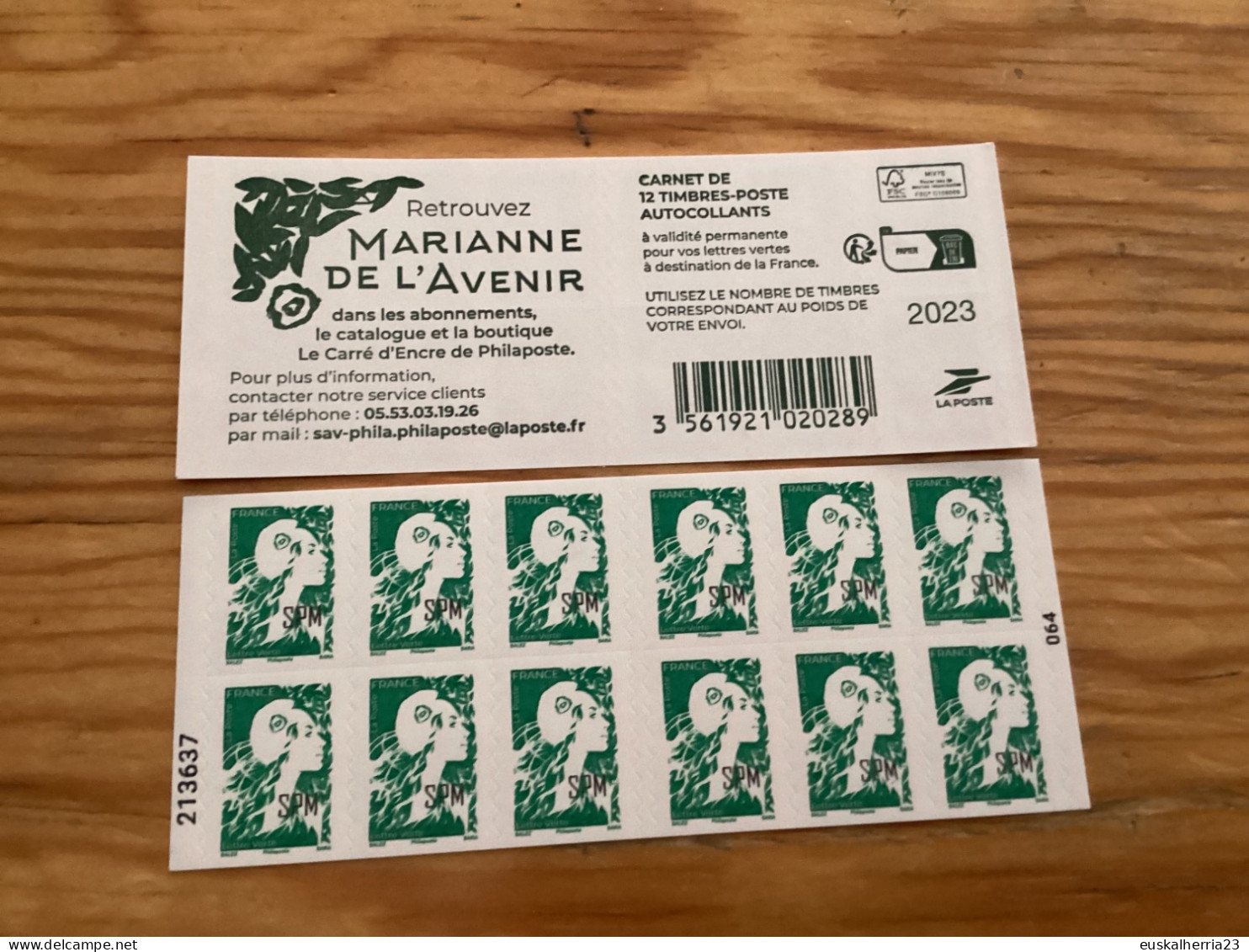 Carnet Timbres De L’avenir 2023 Saint-pierre Et Miquelon - Postzegelboekjes