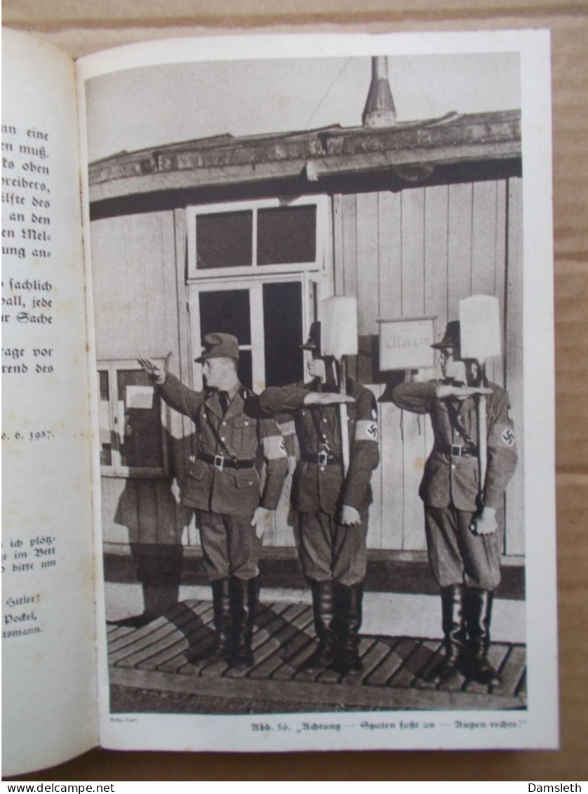 NS Deutschland 1937; Spaten und Aehre; RAD Reichsarbeitsdienst; Handbuch / Handbook; photos; NSDAP