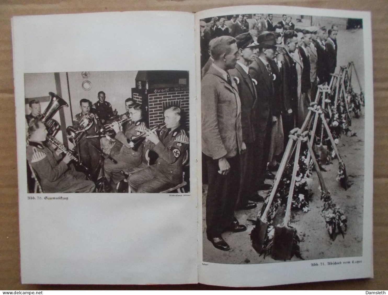 NS Deutschland 1937; Spaten und Aehre; RAD Reichsarbeitsdienst; Handbuch / Handbook; photos; NSDAP