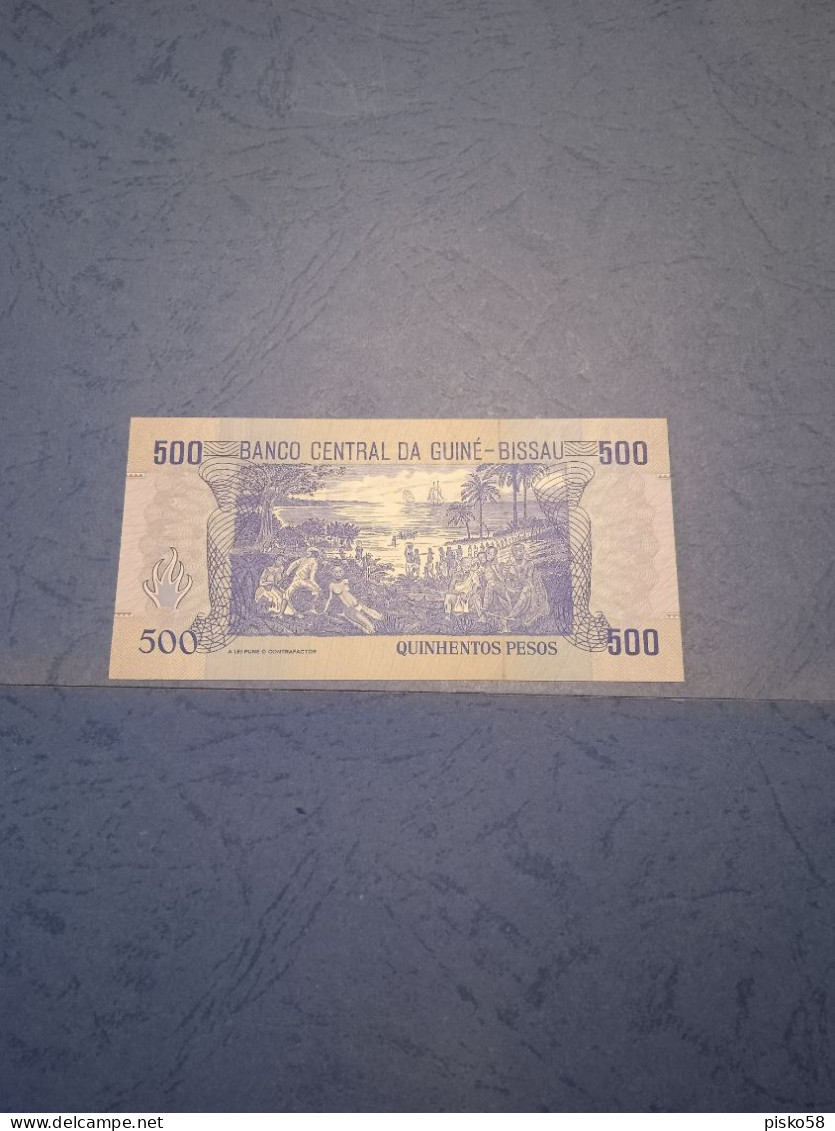 GUINEA-BISSAU-P12 500P 1.3.1990  UNC - Guinea-Bissau