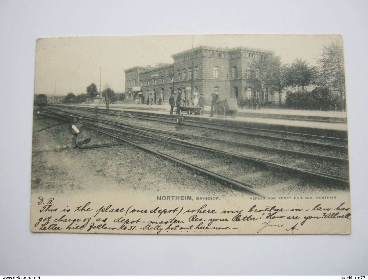 NORDHEIM , Bahnhof  , Schöne Karte  Um 1908 - Northeim