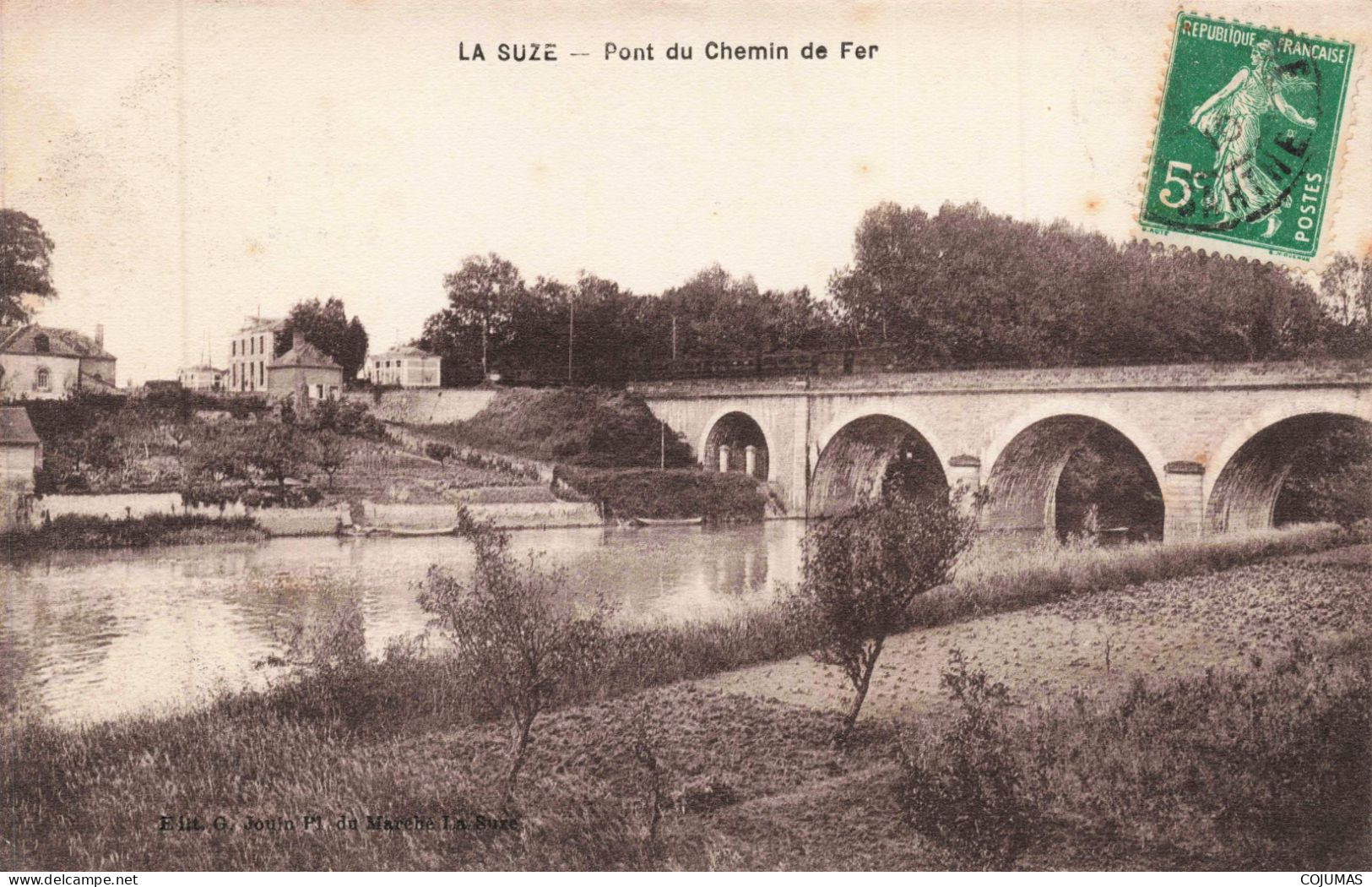 72 - LA SUZE _S25538_ Pont Du Chemin De Fer - En L'état - La Suze Sur Sarthe