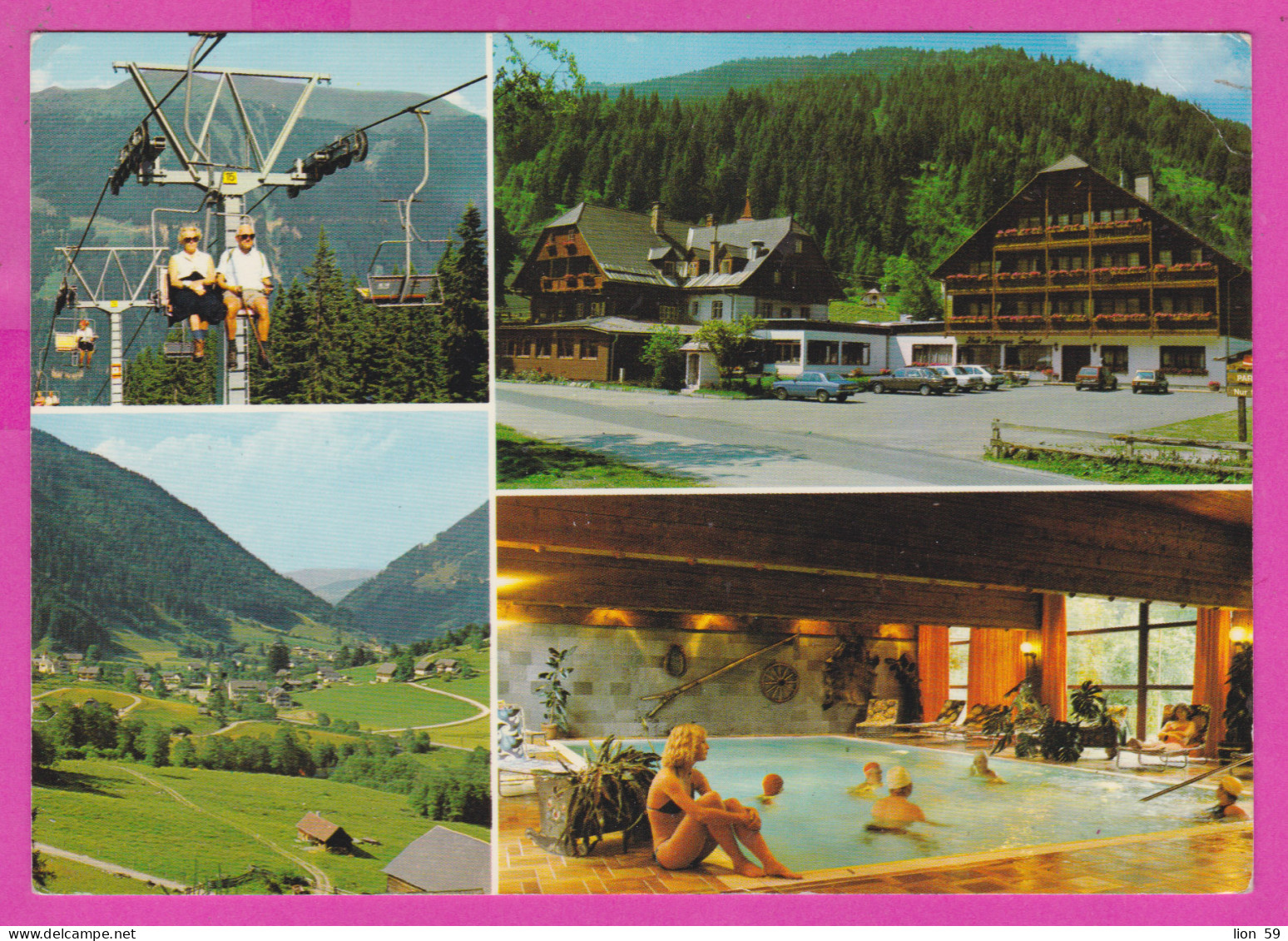 293469 / Austria - Donnersbachwald STEGERHOF Fam. Gurtler Cable Car Pool Panorama Hotel PC USED 1982 - 3 S Bischofsmütze - Donnersbach (Tal)