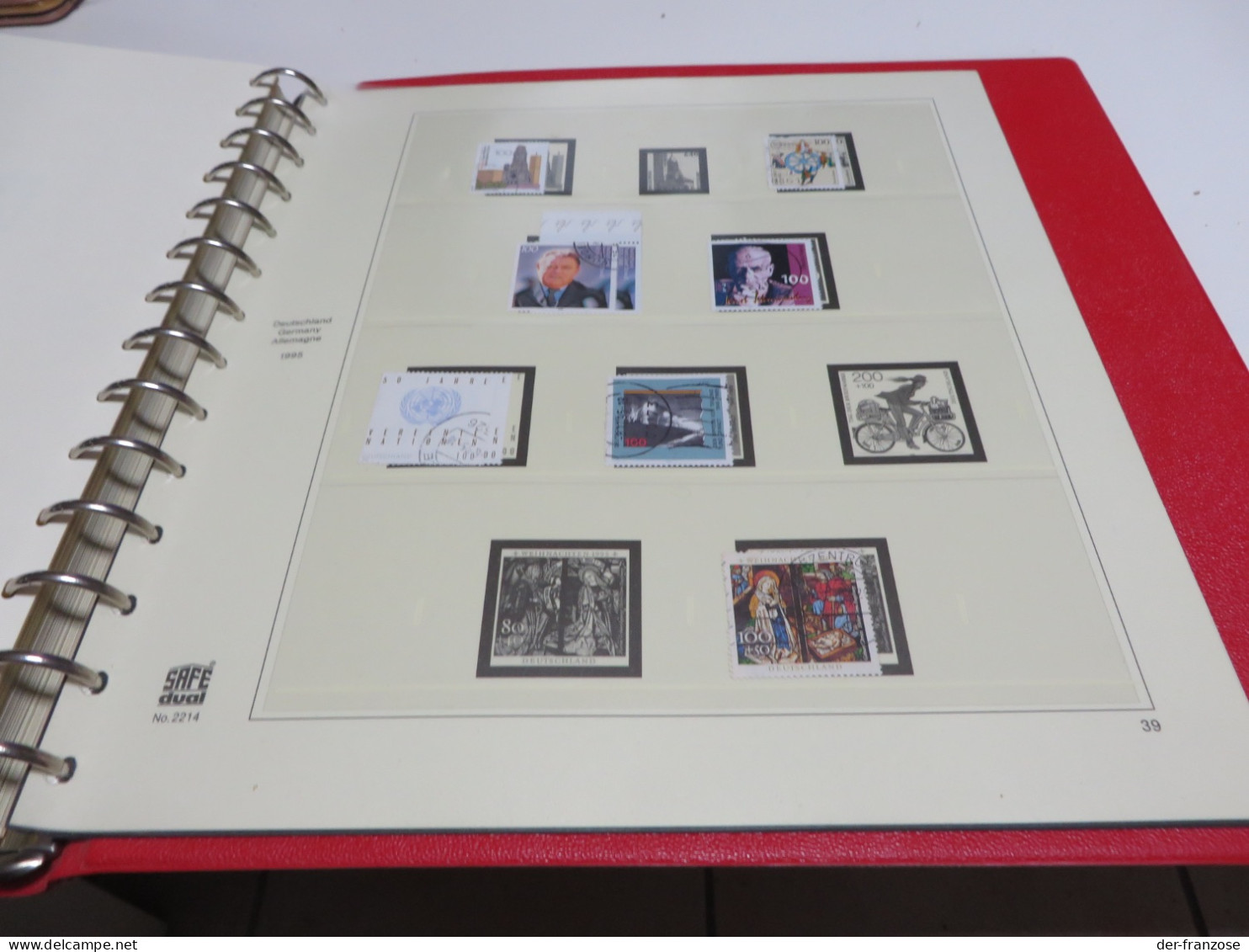 DEUTSCHLAND / BUND 1991 bis 1995 Posten o / ** /  MARKEN auf SAFE - dual - VORDRUCK im BINDER