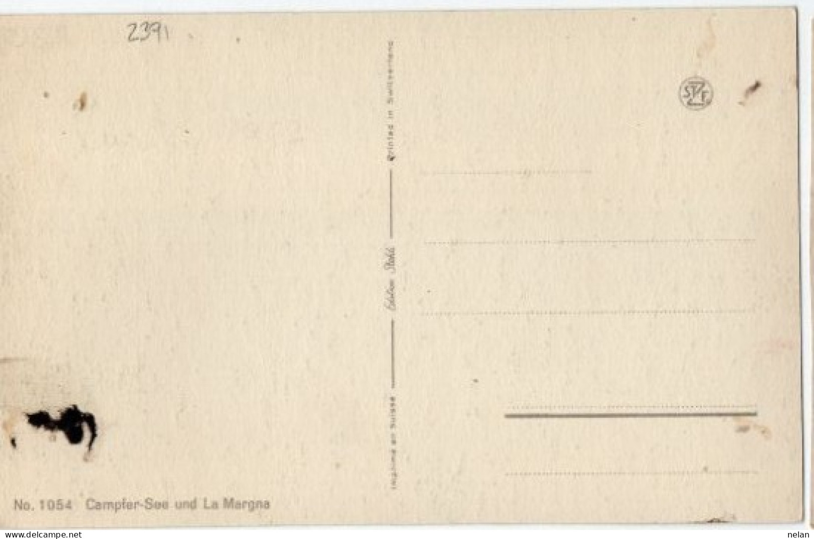 CAMPFER SEE UND LA MARGNA - F.P. - Silvaplana