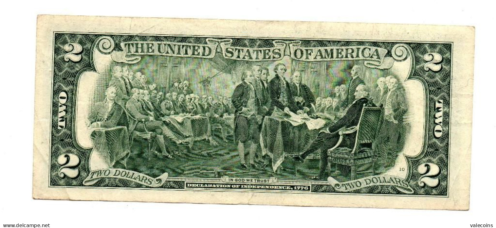 USA UNITED STATES - 1995 F - 2 Dollars - P. 497 - Circulated        MyRef:AME - Federal Reserve (1928-...)