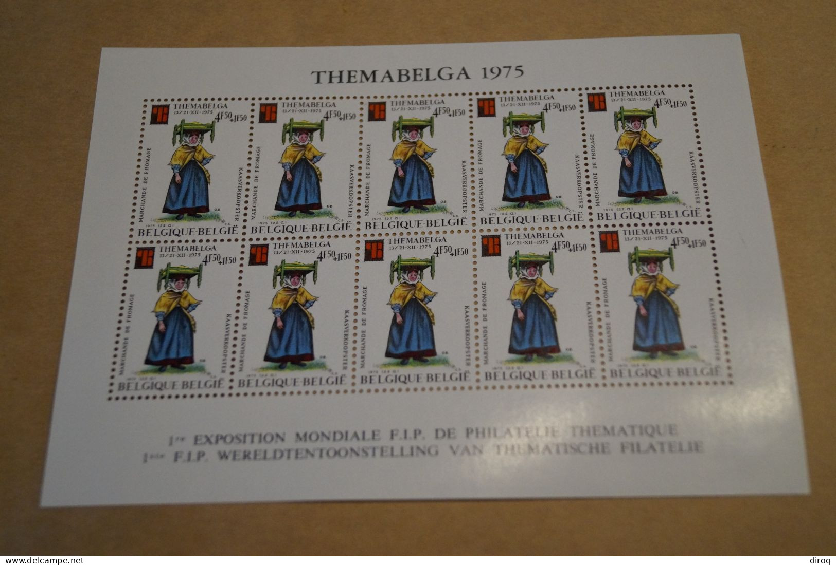 Thémabelga,superbe Série De Feuillet à L'état Strictement Neuf,1975,6 Blocs De 10 Timbres - Unused Stamps