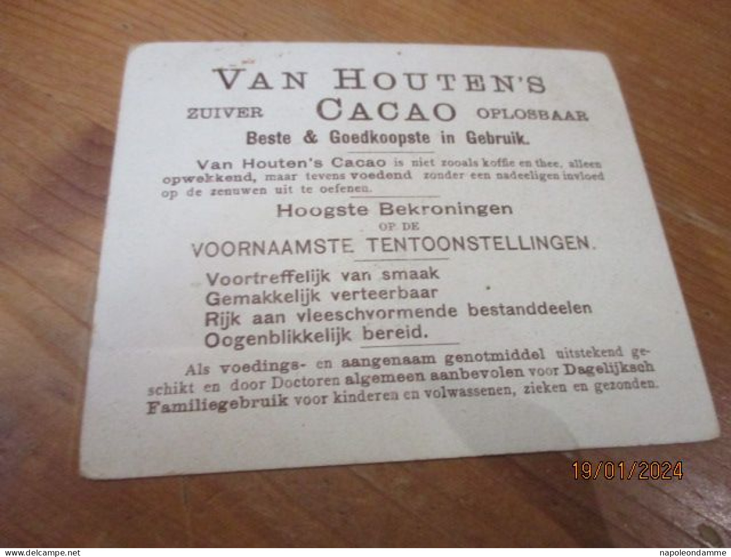 Chromo,Van Houtens Cacao - Van Houten