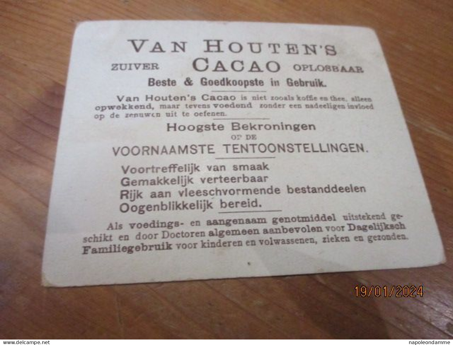 Chromo,Van Houtens Cacao - Van Houten