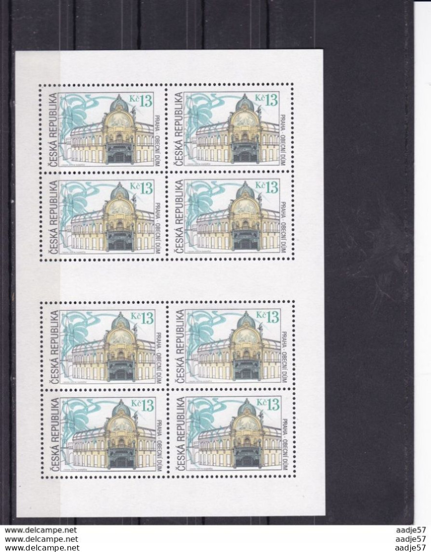 Ceska Republika,Mi 264 - 266 Kleinbogen, MNH ** (3 Sheets See Scans) Serie Compleet - Blocs-feuillets