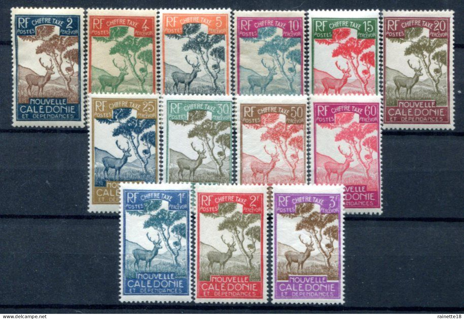 Nouvelle Calédonie       Taxes  26/38 * - Timbres-taxe