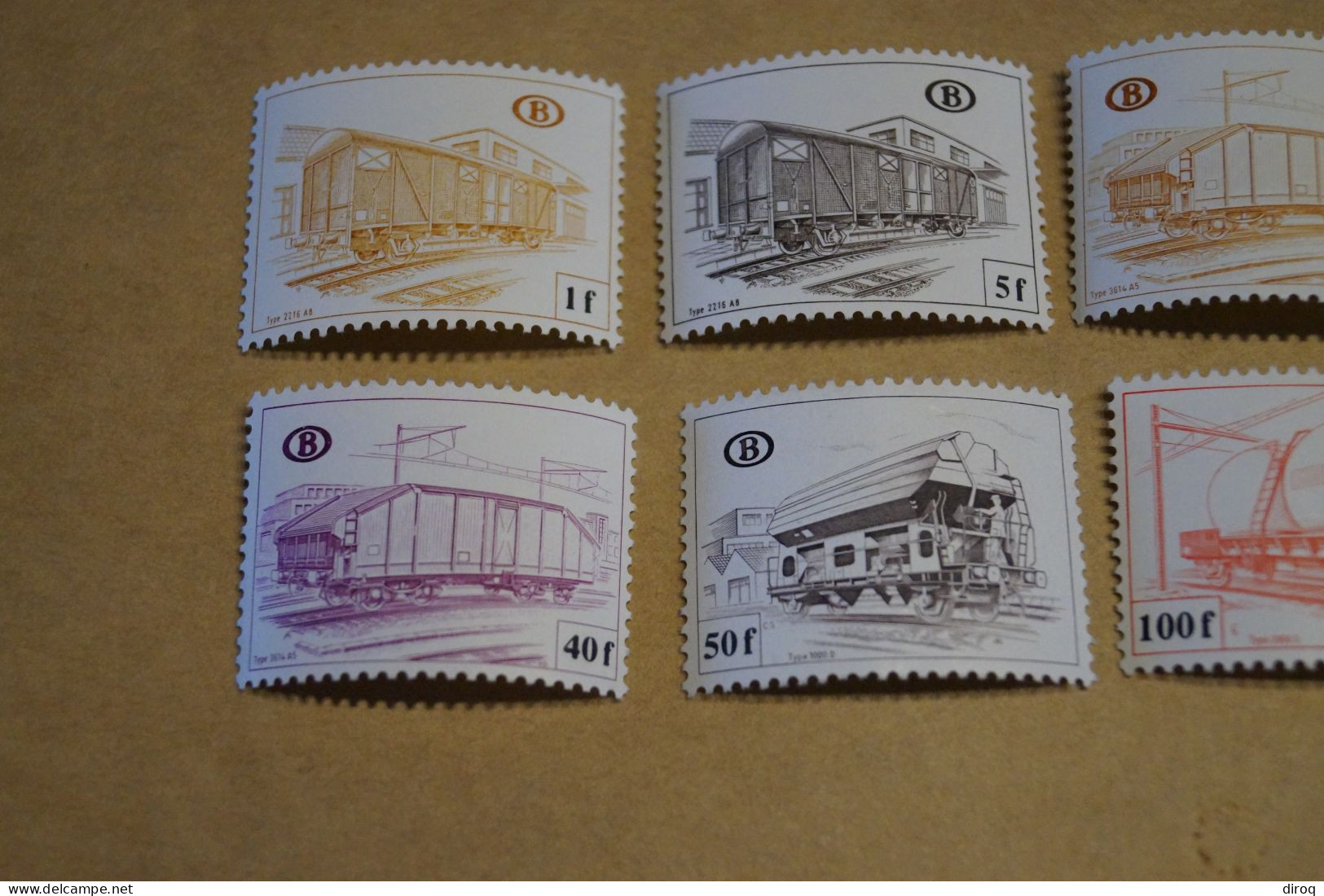 Chemin De Fer,superbe Série De 10 Timbres à L'état Strictement Neuf,1980 - Neufs