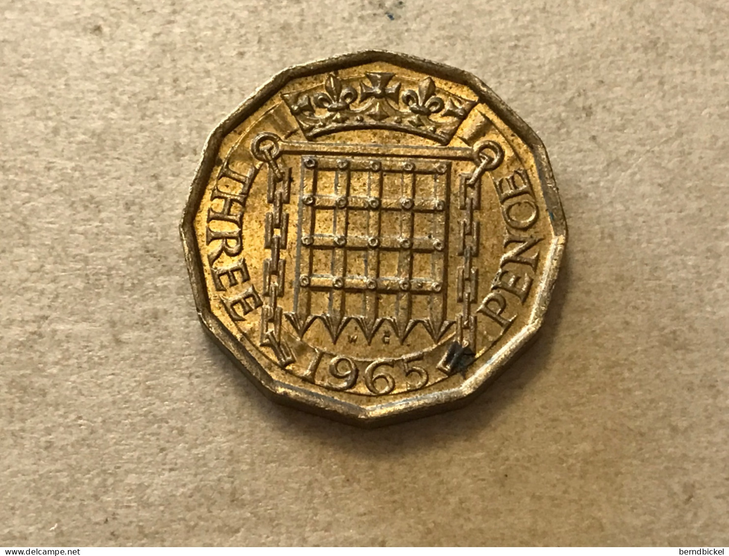 Münze Münze Umlaufmünze Großbritannien 3 Pence 1965 - F. 3 Pence