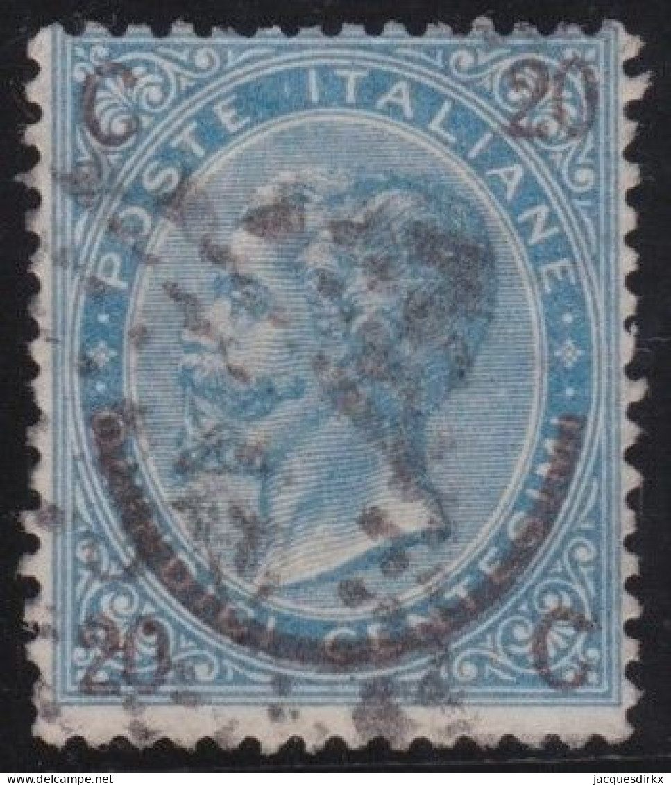 Italy    .  Y&T   .    22a - II       .    O        .  Cancelled - Used