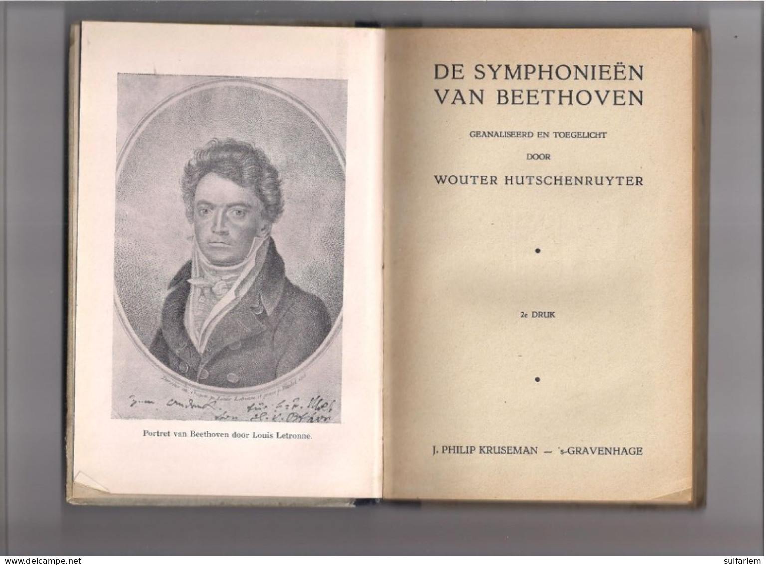 De Symphoniën Van Beethoven Door Wouter HUTSCHENRUYTER. - Musique