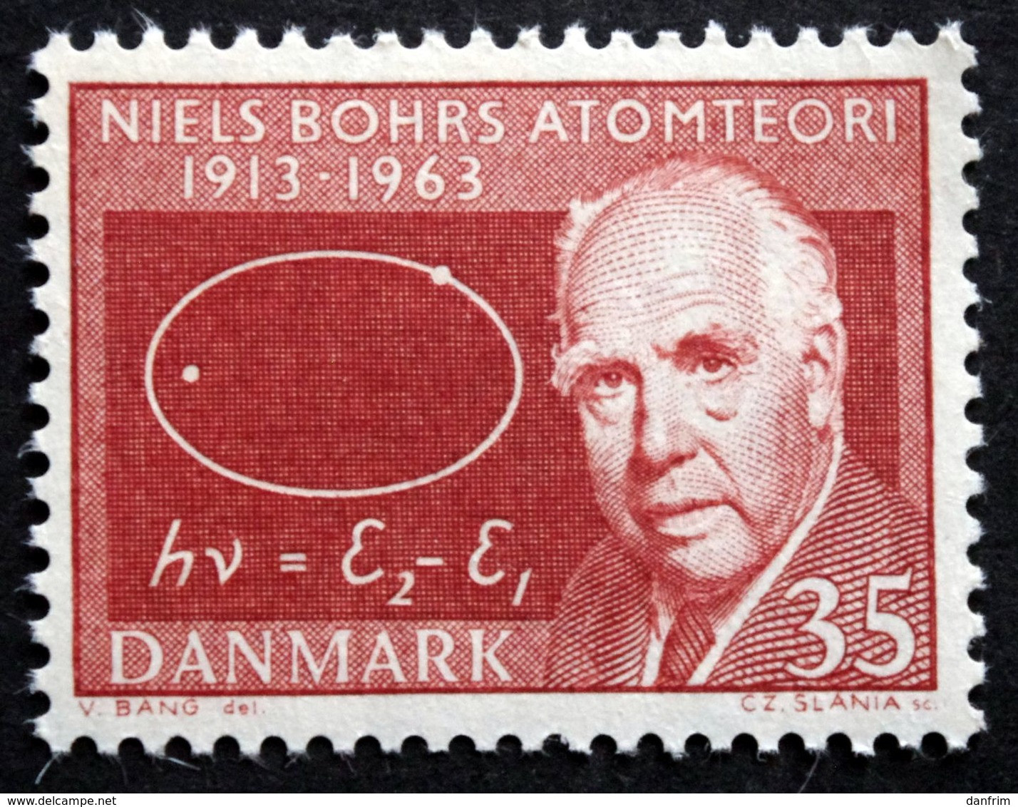 Denmark  1963  Minr.417x  MNH ( **)  Niels Bohr   ( Lot L 2744 ) - Neufs