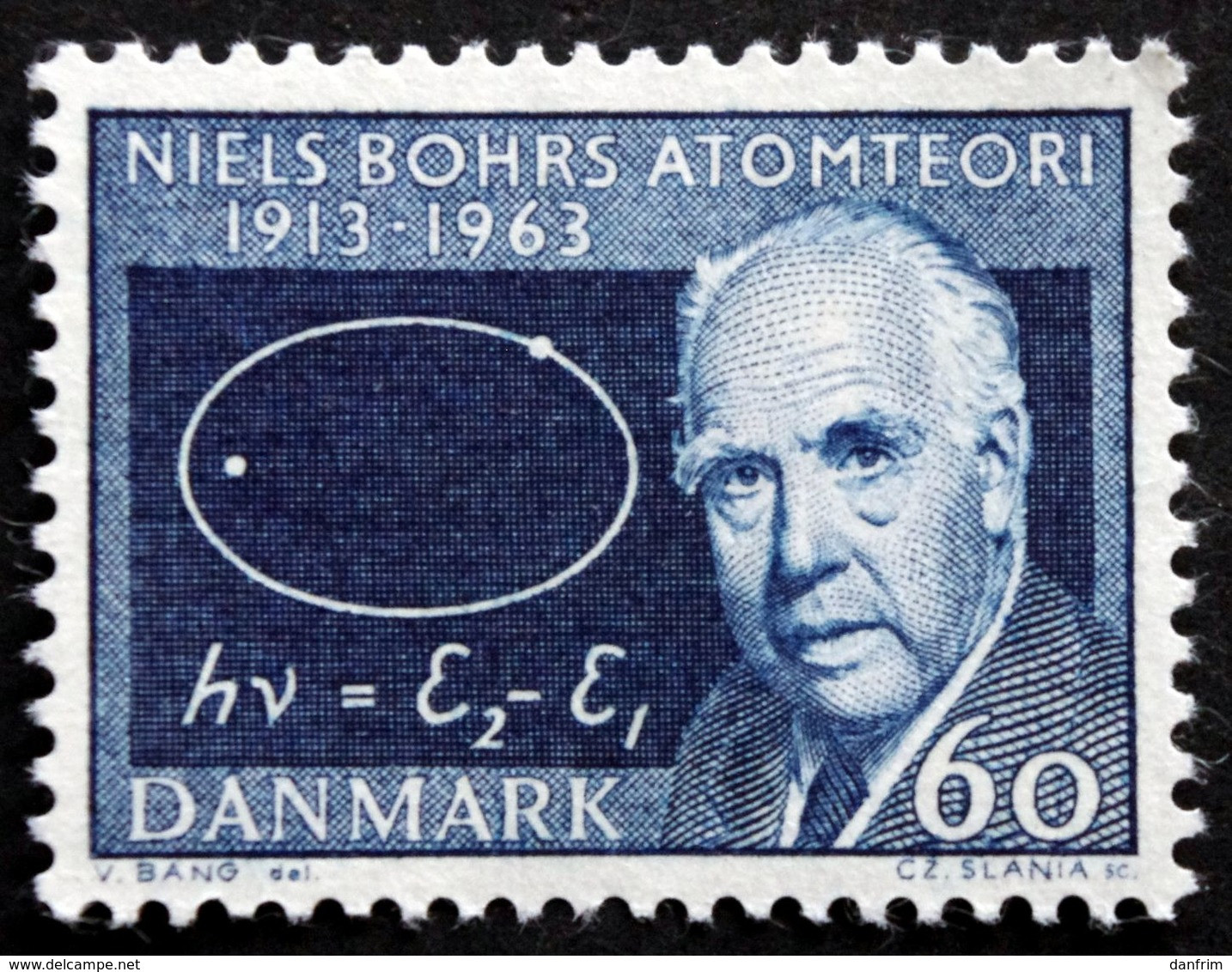 Denmark  1963  Minr.418x  MNH ( **)  Niels Bohr   ( Lot L 2755 ) - Nuevos