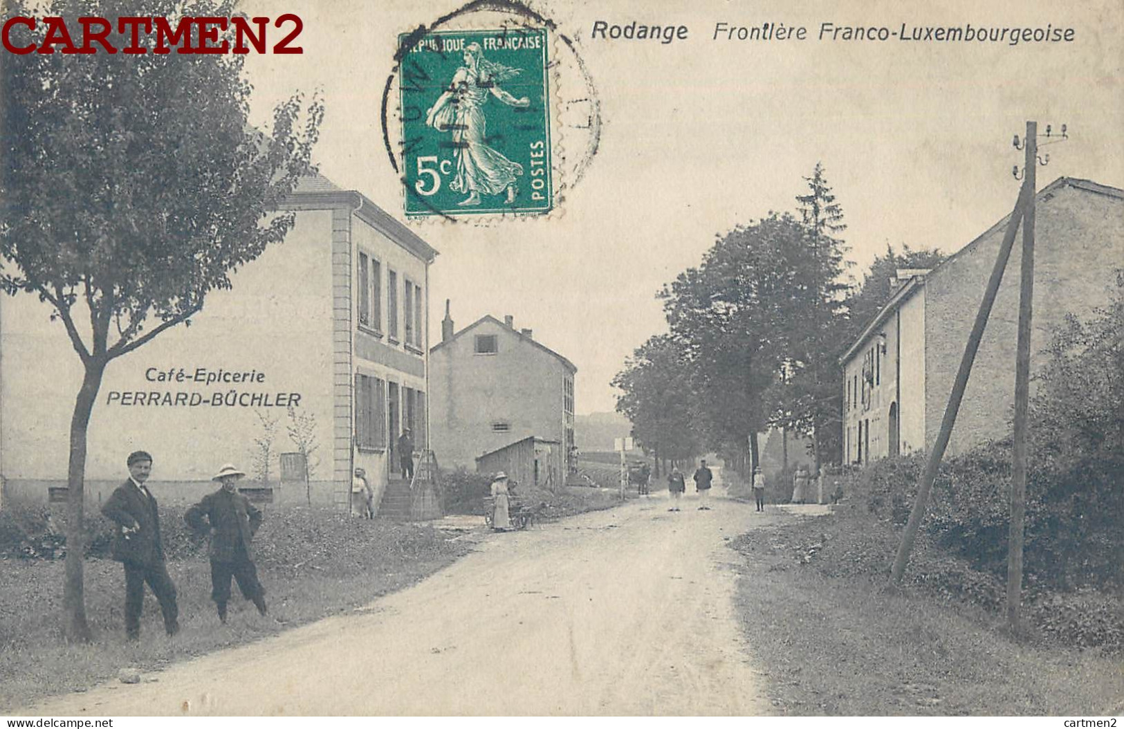 RODANGE FRONTIERE FRANCO-LUXEMBOURGOISE PETANGE ESCH-SUR-ALZETTE LUXEMBOURG  - Rodange