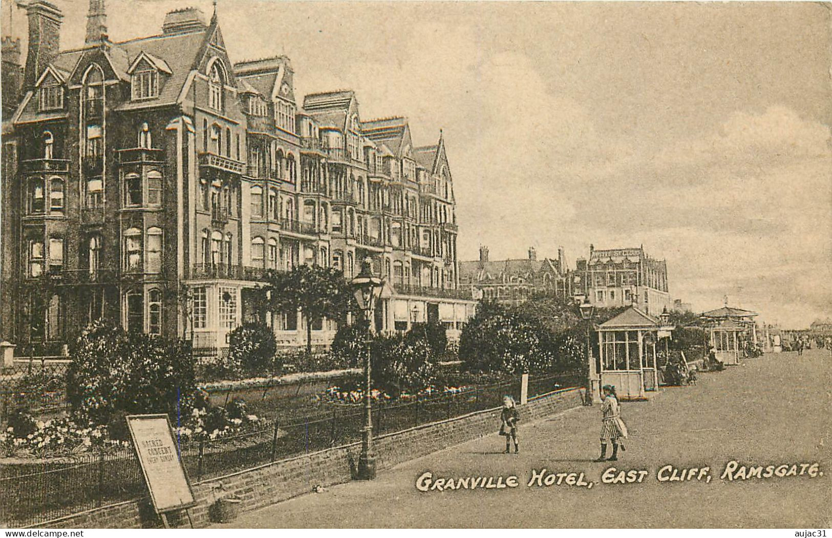 Royaume-Uni - Angleterre - Kent - Ramsgate - Granville Hôtel - East Cliff - état - Ramsgate