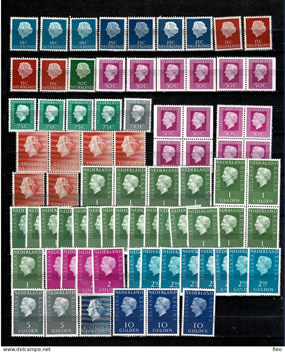 1960-80 77 POSTFRISSE ZEGELS** KONINGIN JULIANA - Colecciones Completas