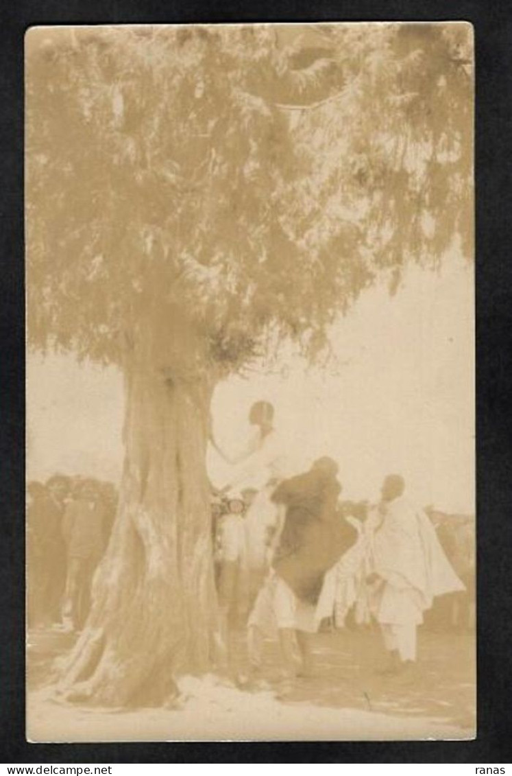 CPA ERYTHREE Carte Photo RPPC Non Circulé Voir Texte Scan Du Dos Pendaison Exécution - Eritrea