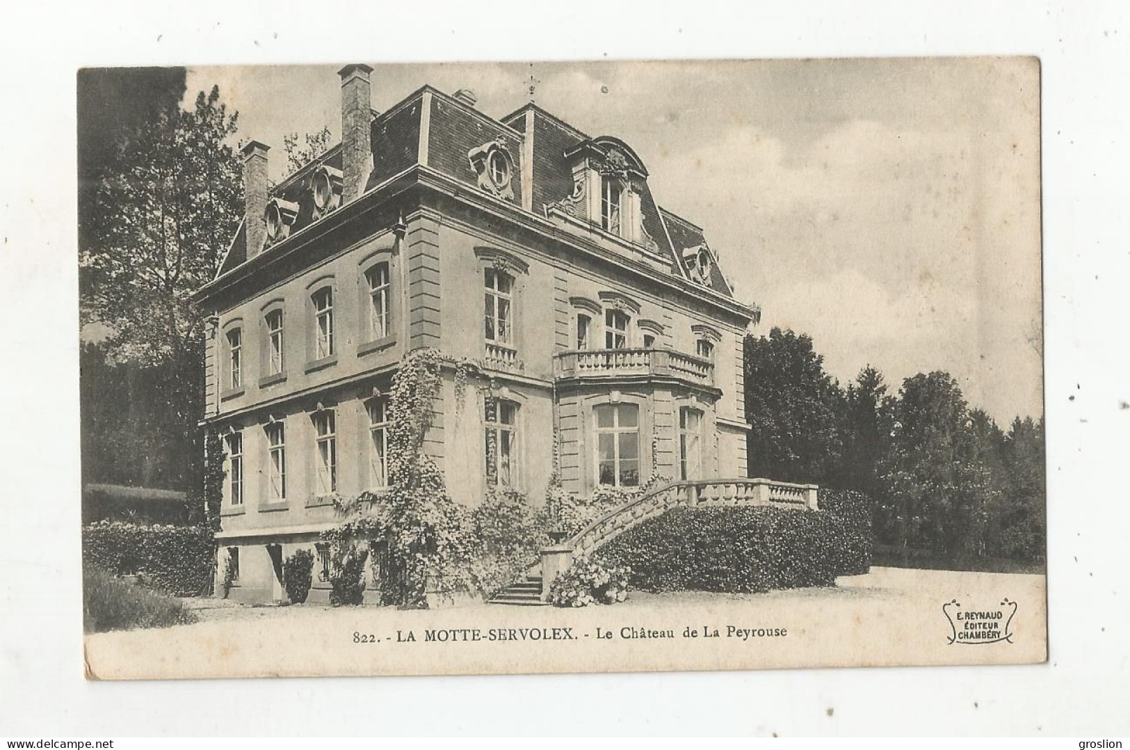 LA MOTTE SERVOLEX 822 LE CHATEAU DE LA PEYROUSE 1910 - La Motte Servolex