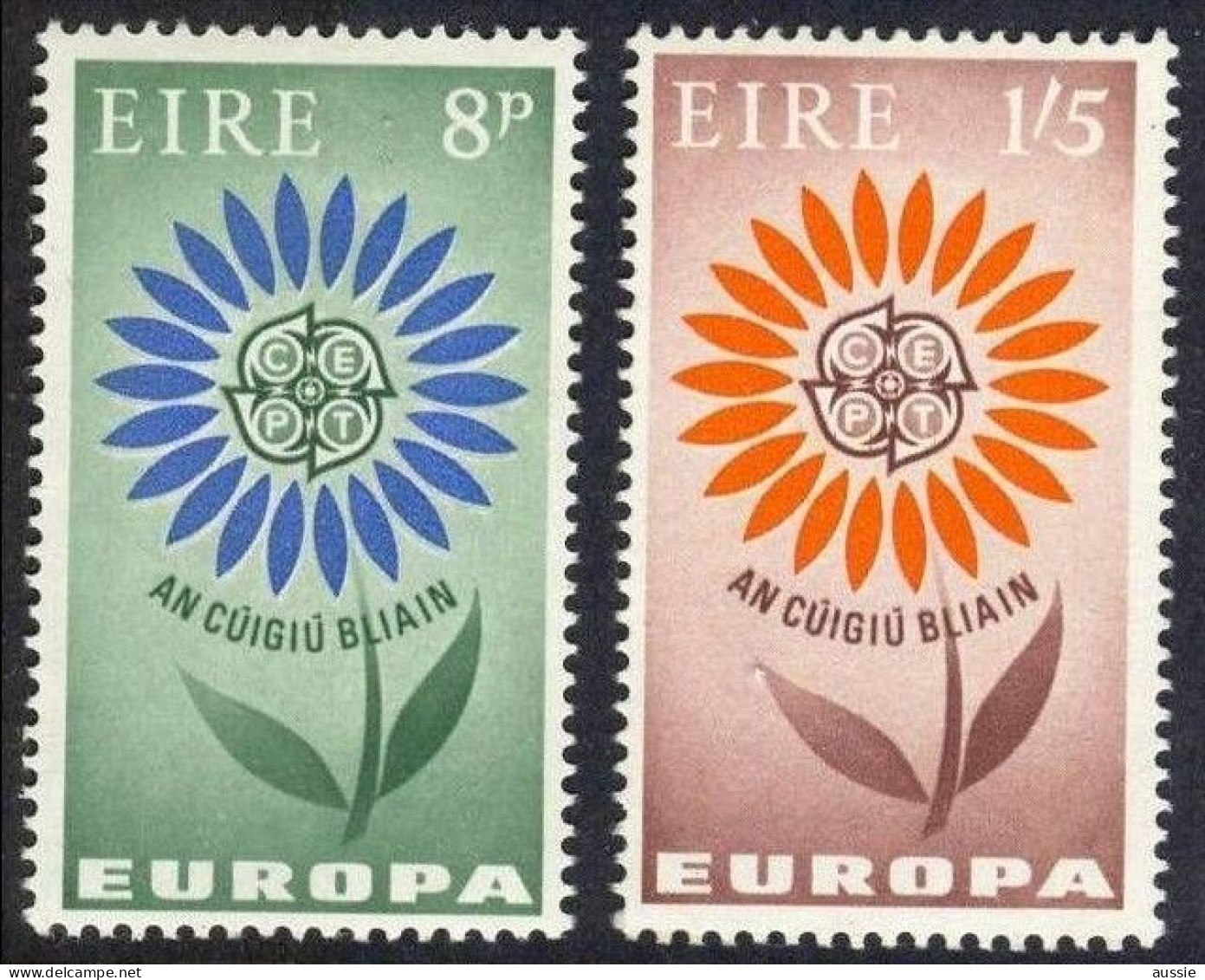 Cept 1964 Irlande Ireland Ierland  Yvertn° 167-168 *** MNH Cote 12 € - 1964