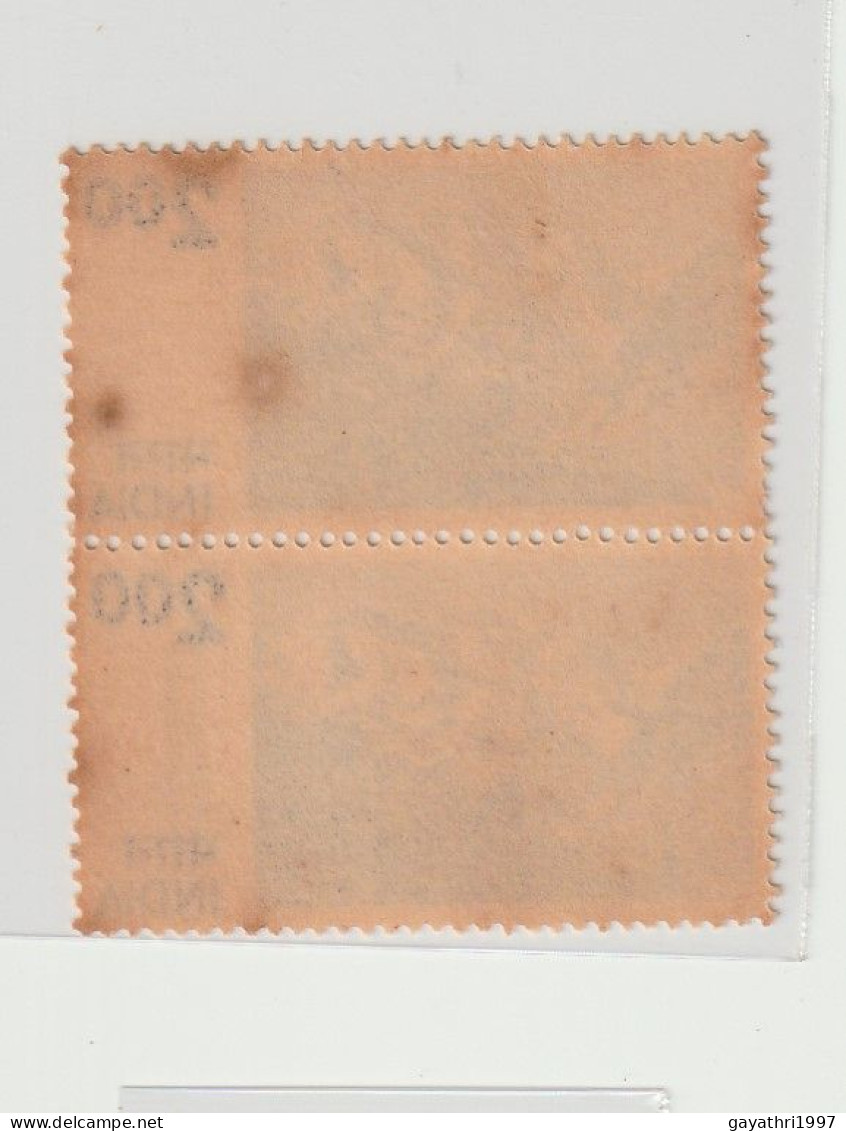 India 1975  Himalayas Mint ERROR  Doctor's Blade Condition Asper Image Block Of 4 (e11) - Variedades Y Curiosidades