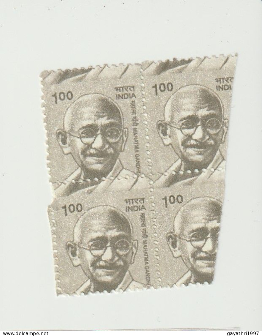 India 2009 Gandhi  ERROR   Perforation Shifted  Condition Asper Image (e12) - Varietà & Curiosità