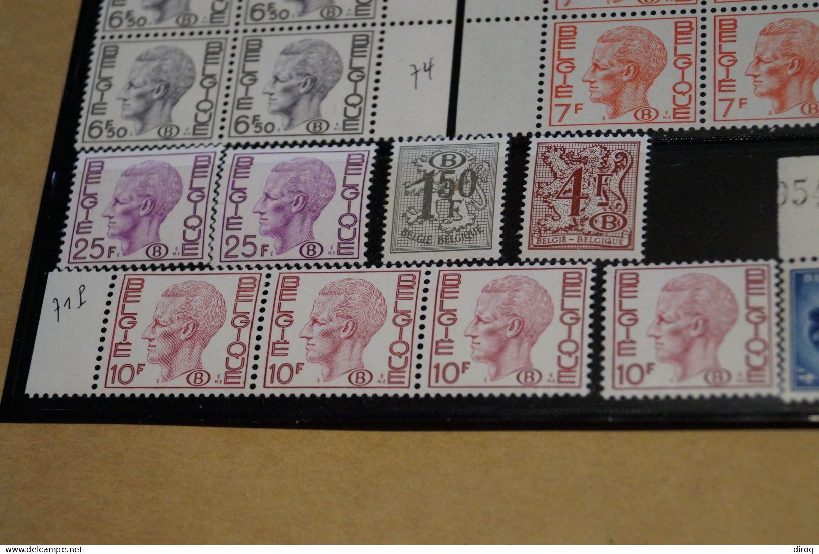 33 timbres neuf,Baudoin,chemin de fer,superbe état mint pour collection