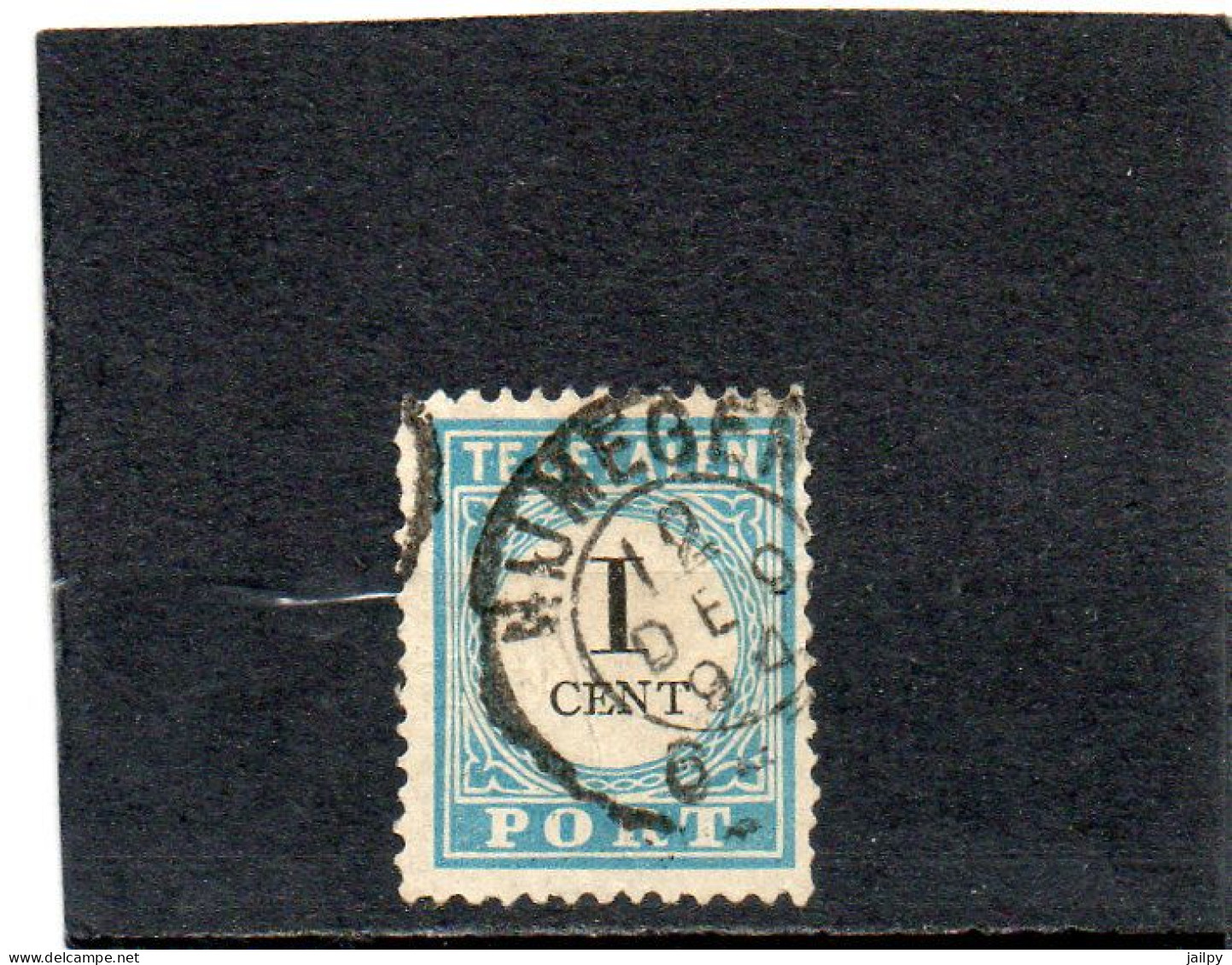 PAYS-BAS   1 C     1881   Y&T: 3     Oblitéré - Postage Due