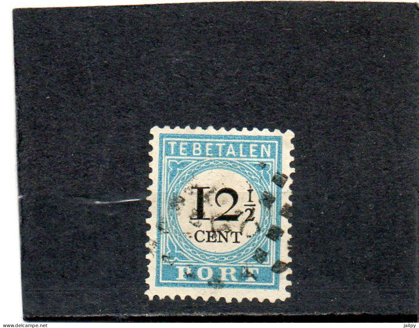 PAYS-BAS   12 C     1881   Y&T: 8     Oblitéré - Postage Due