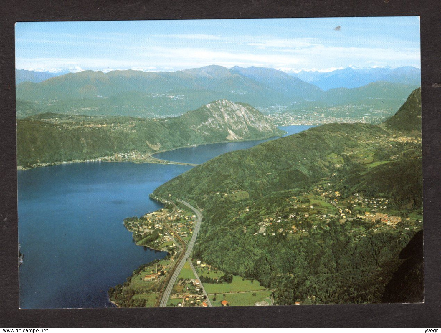 Suisse - Maroggia Rovio - AROGNO - Melide, Monte S. Salvatore, Lugano - Vue Aérienne Sur Le Village - Arogno