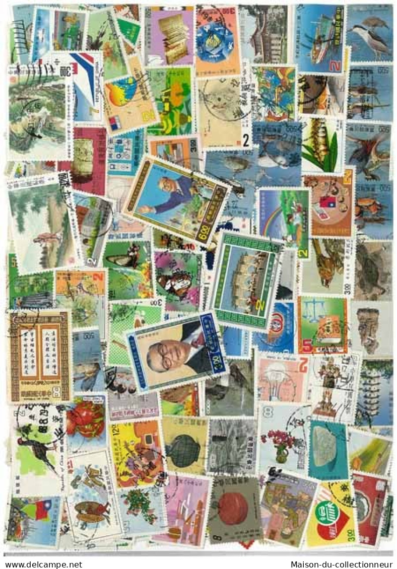 Collection De Timbres Formose Oblitérés 100 Timbres Différents - Collections, Lots & Séries