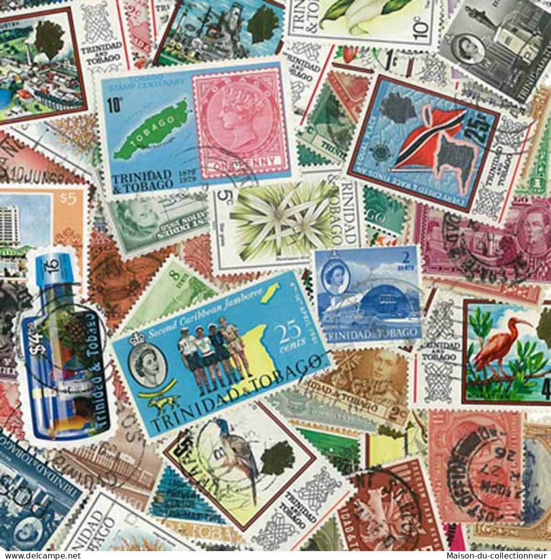 Collection De Timbres Trinite Et Tobago Oblitérés 25 Timbres Différents - Trinidad & Tobago (1962-...)