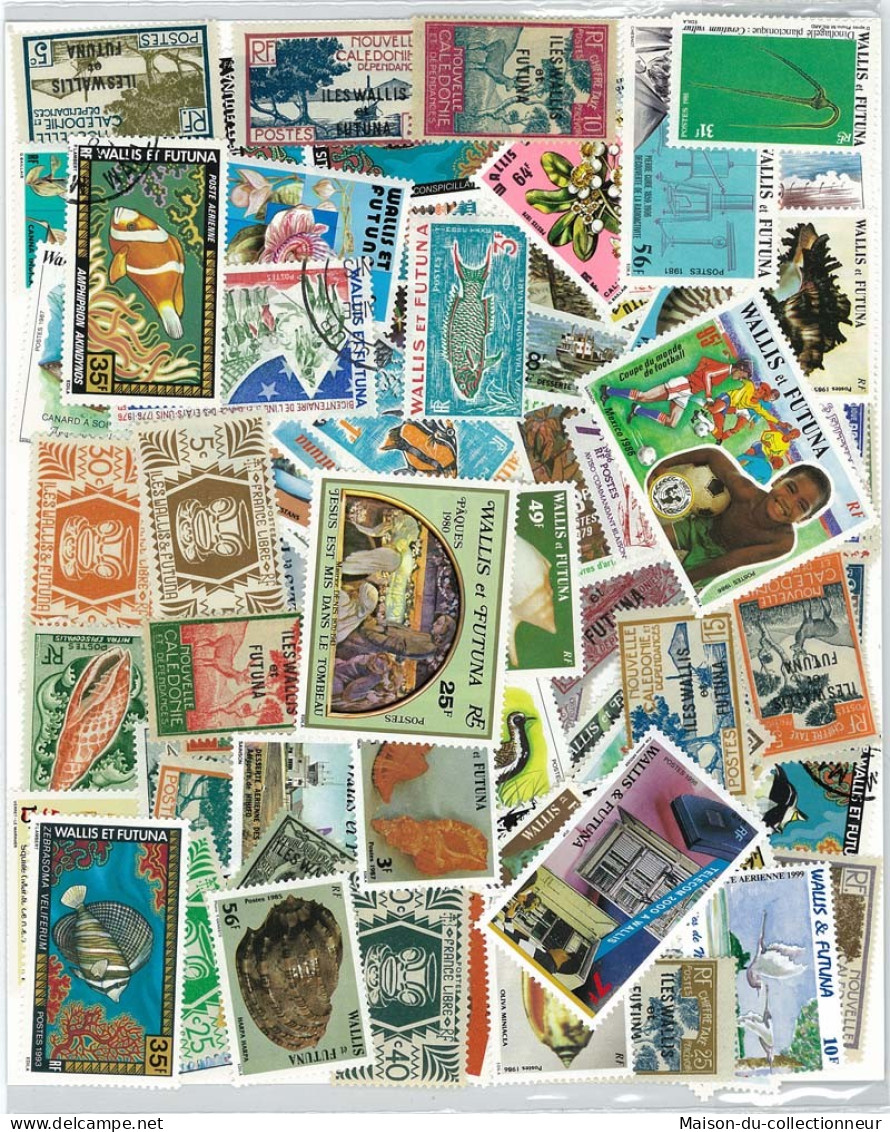 Collection De Timbres Wallis Et Futuna Oblitérés 150 Timbres Différents - Colecciones & Series