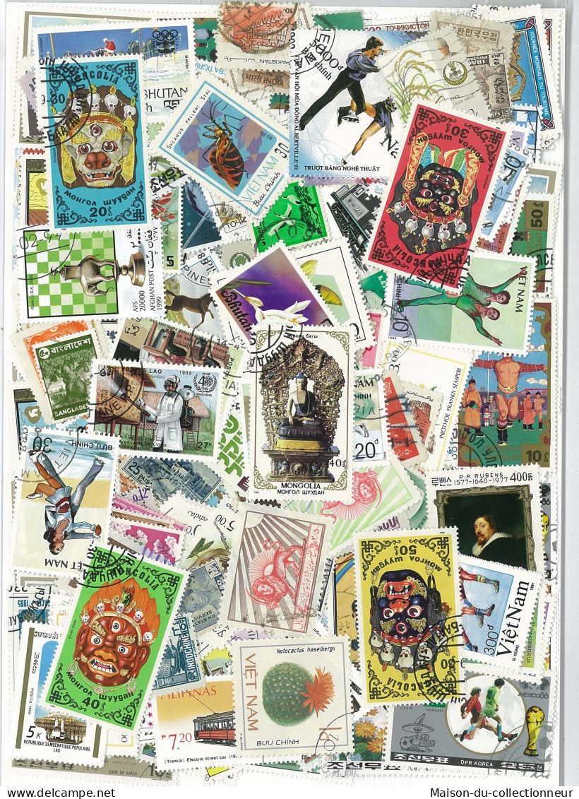 Collection De Timbres Asie Oblitérés 2000 Timbres Différents - Altri - Asia