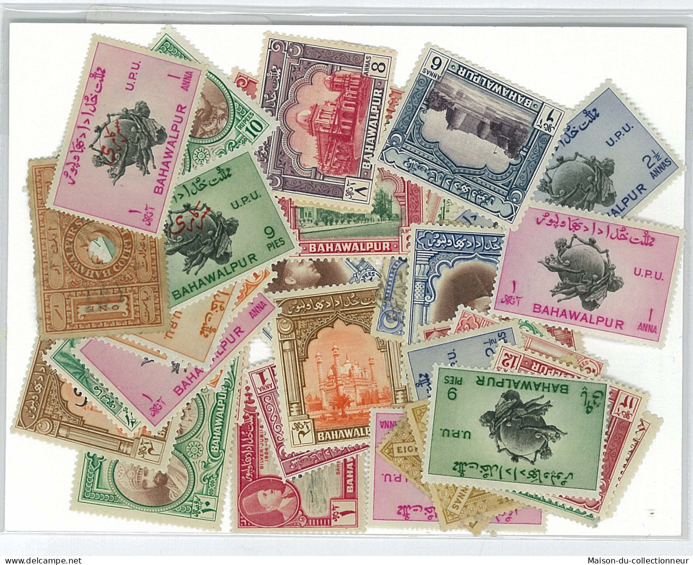 Collection De Timbres Bahawalpur Oblitérés 50 Timbres Différents - Bahawalpur