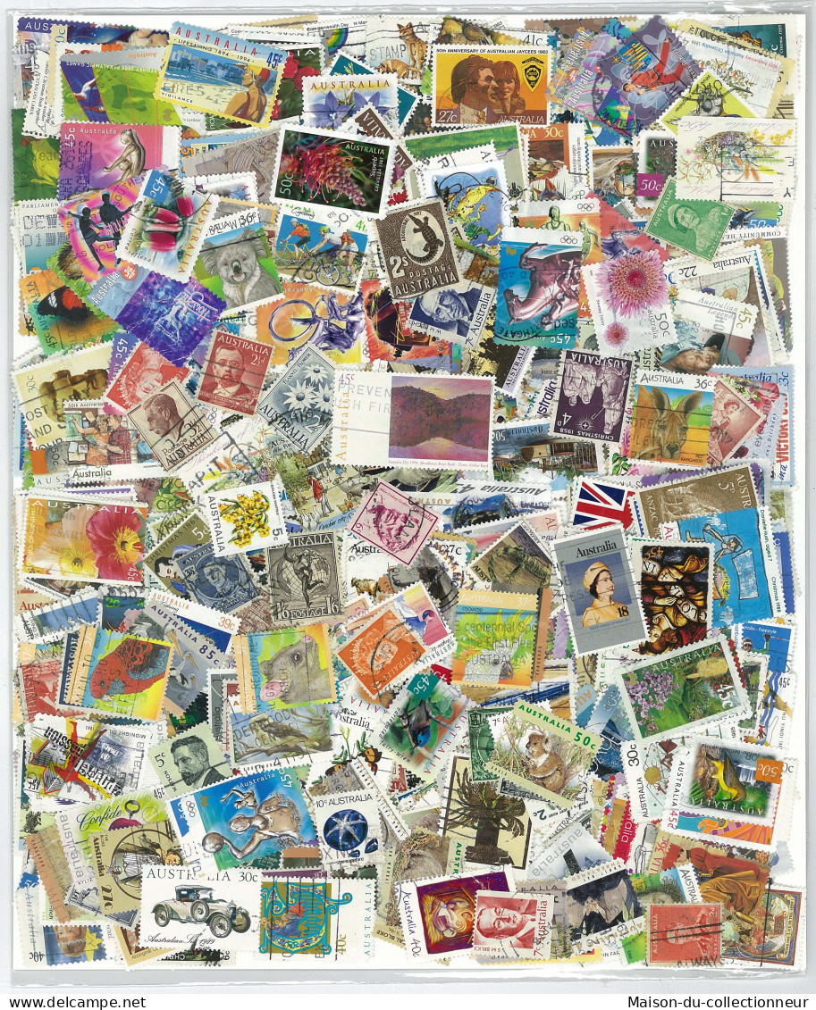 Collection De Timbres Australie Oblitérés 800 Timbres Différents - Collezioni