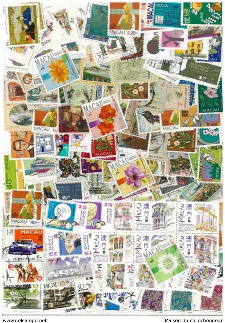 Collection De Timbres Macao Oblitérés 200 Timbres Différents - Collections, Lots & Series