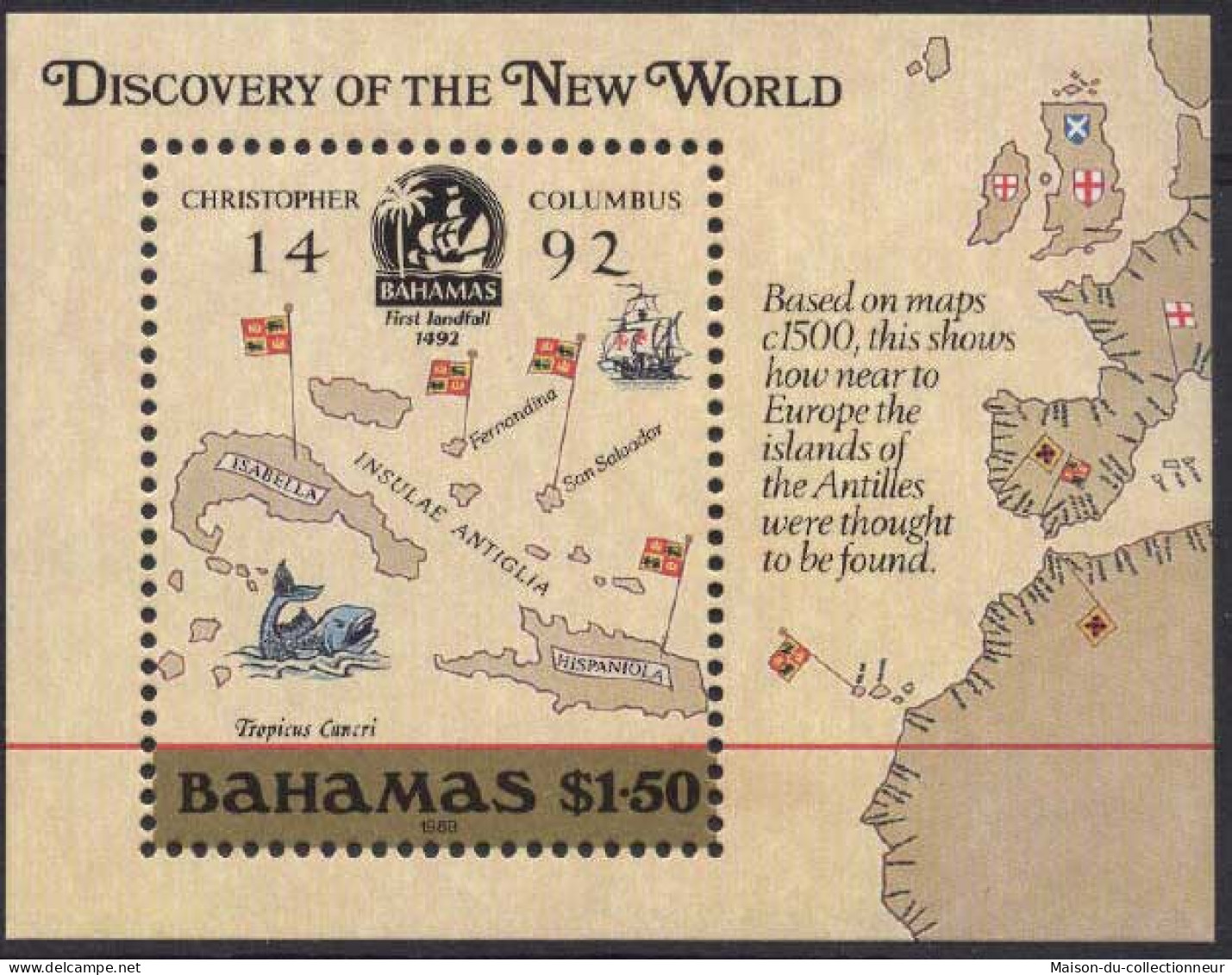 Bahamas - Bloc N°  51 - Neuf Sans Charnière - Bahamas (1973-...)