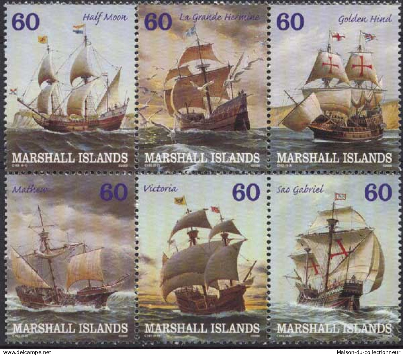 Marshall - N° 1329/34 - Neuf Sans Charnière - Marshall