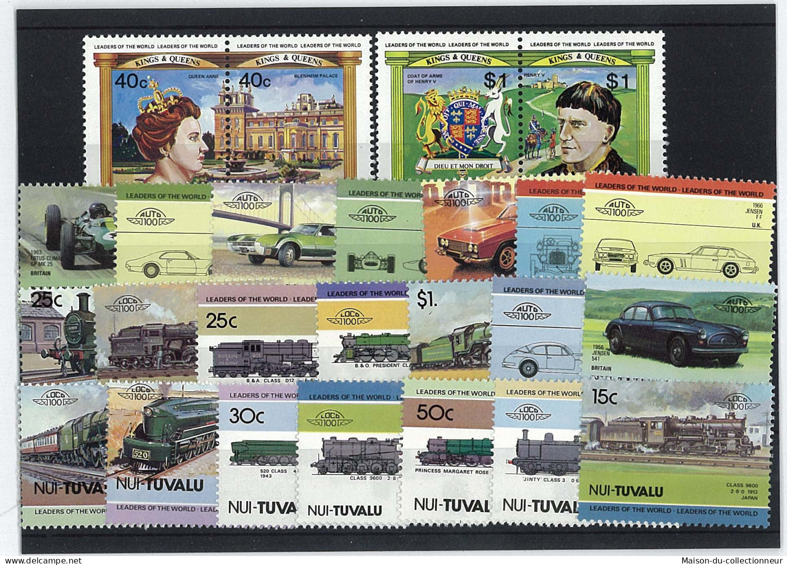 Collection De Timbres Nui Oblitérés 25 Timbres Différents - Rapa Nui