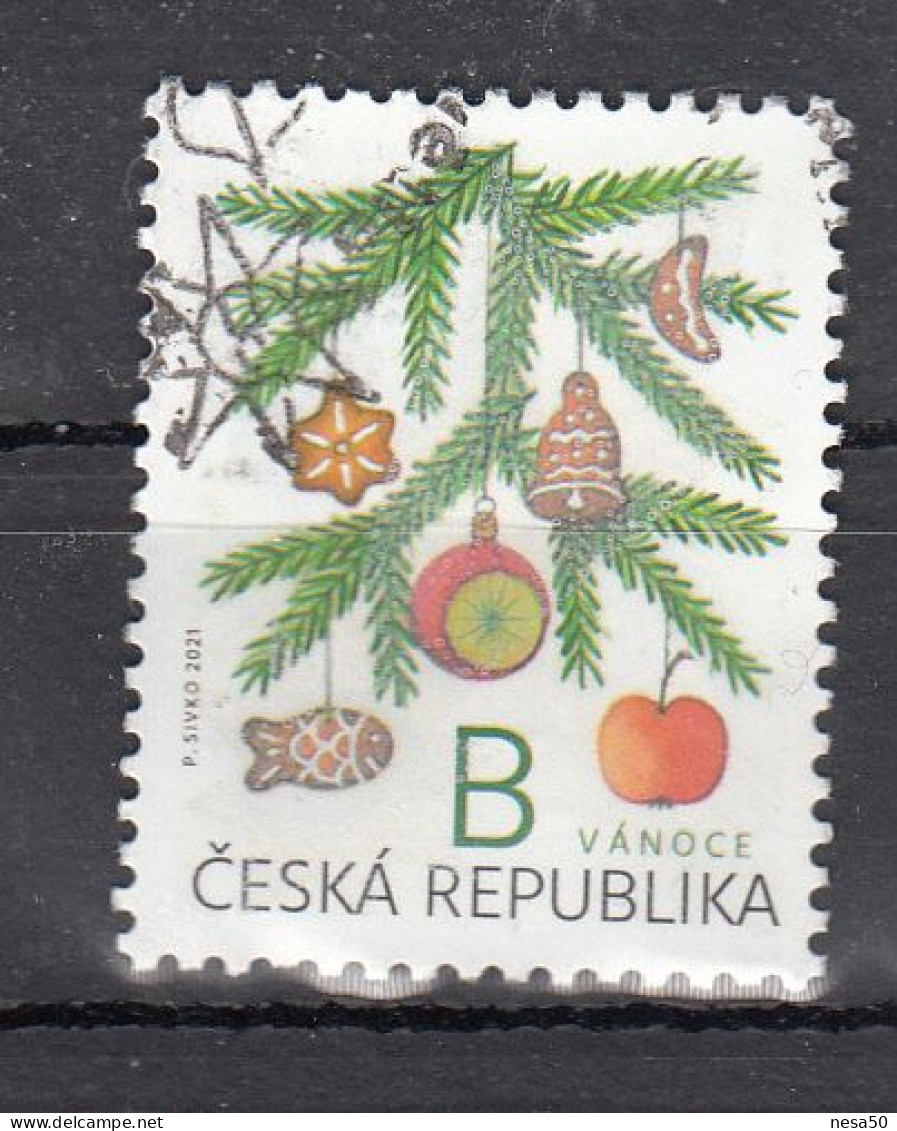 Ceska 2021 Mi Nr 1140, Kerstmis, Christmas - Usados