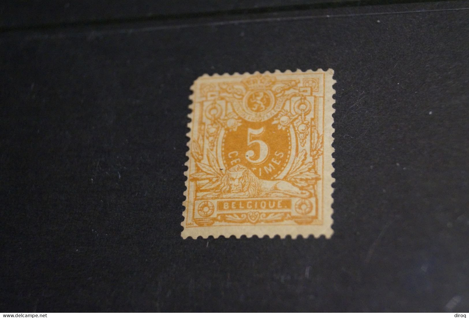 1 Timbre,lion Couché 5 Cent,neuf,voir Gomme à L'arrière - 1869-1888 Lion Couché