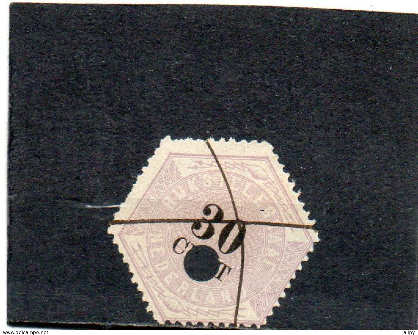 PAYS-BAS   30 C     Télégraphe   Y&T: 8     Oblitéré - Telegramzegels