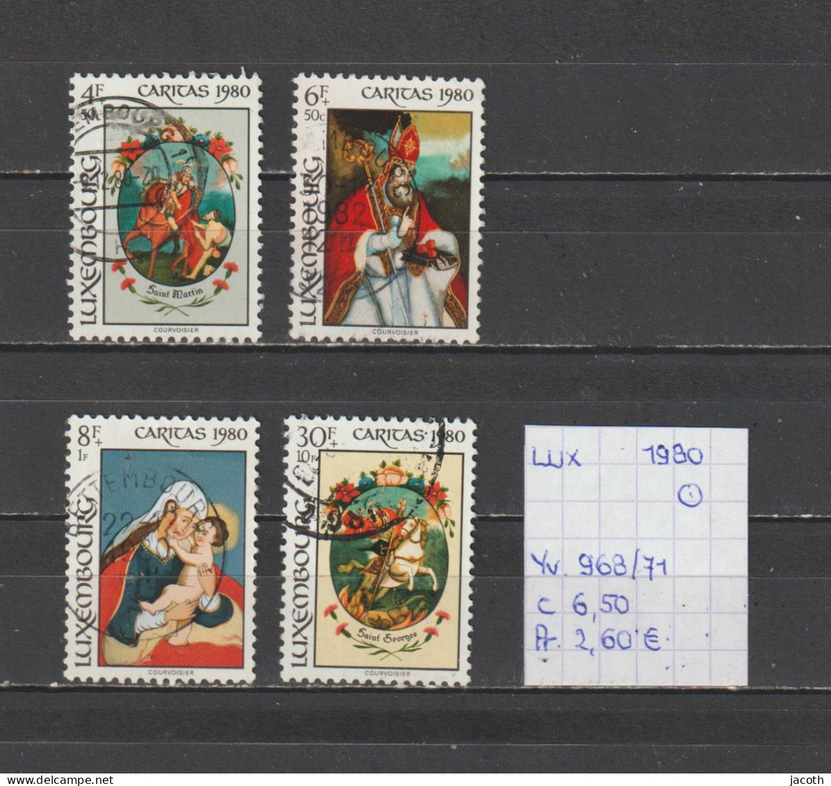 (TJ) Luxembourg 1980 - YT 968/71 (gest./obl./used) - Used Stamps