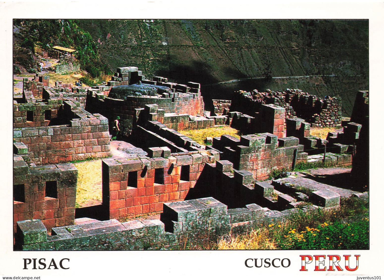 CPSM Format Special-Ruinas De Pisac-Beau Timbre     L2574 - Pérou