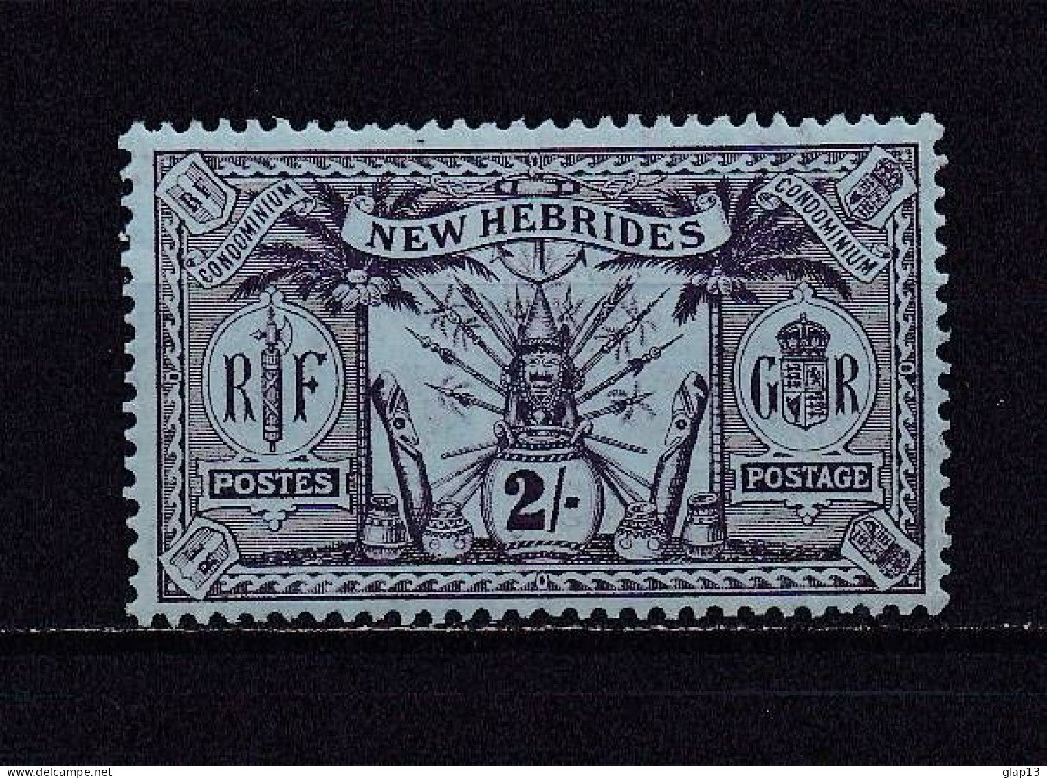 NOUVELLE HEBRIDES 1911 TIMBRE N°56 NEUF AVEC CHARNIERE - Neufs